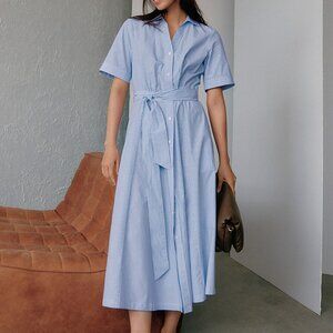 Contemporaine exclusive Striped Shirtdress